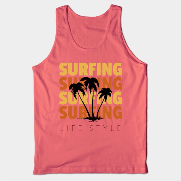 Surfing Tank Top by Socalthrills